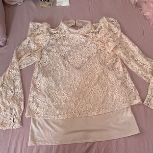 Express lace blouse